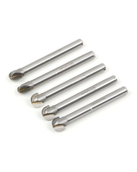 Kugelfräsköpfe 5 Stück – Holzfäule entfernen an Fensterrahmen – fraeskoepfe 9,2mm