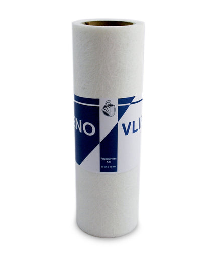 RENOVLIES Glasvlies 20 cm breit 10 m lang – Glasvliesstreifen – Schadstellen verstärken, Risse überbrücken