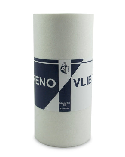 RENOVLIES Glasvlies 20 cm breit 50 m lang – Glasvliesstreifen – Schadstellen verstärken, Risse überbrücken