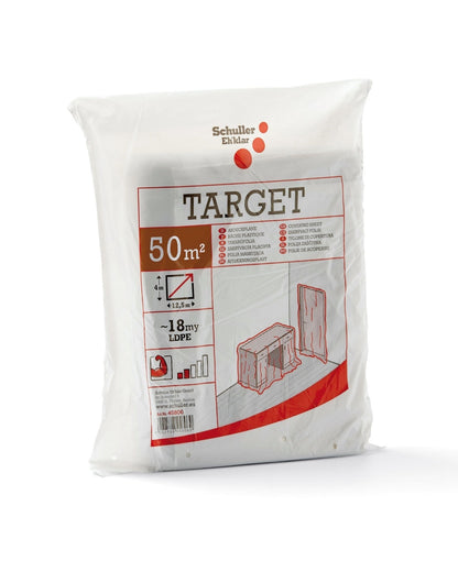 Abdeckfolie leicht7 µm, 4 x12,5 m=50 m² – 1 Stück – leicht, praktisch ausrollbar – 7 µm – abdeckfolie 4x12m